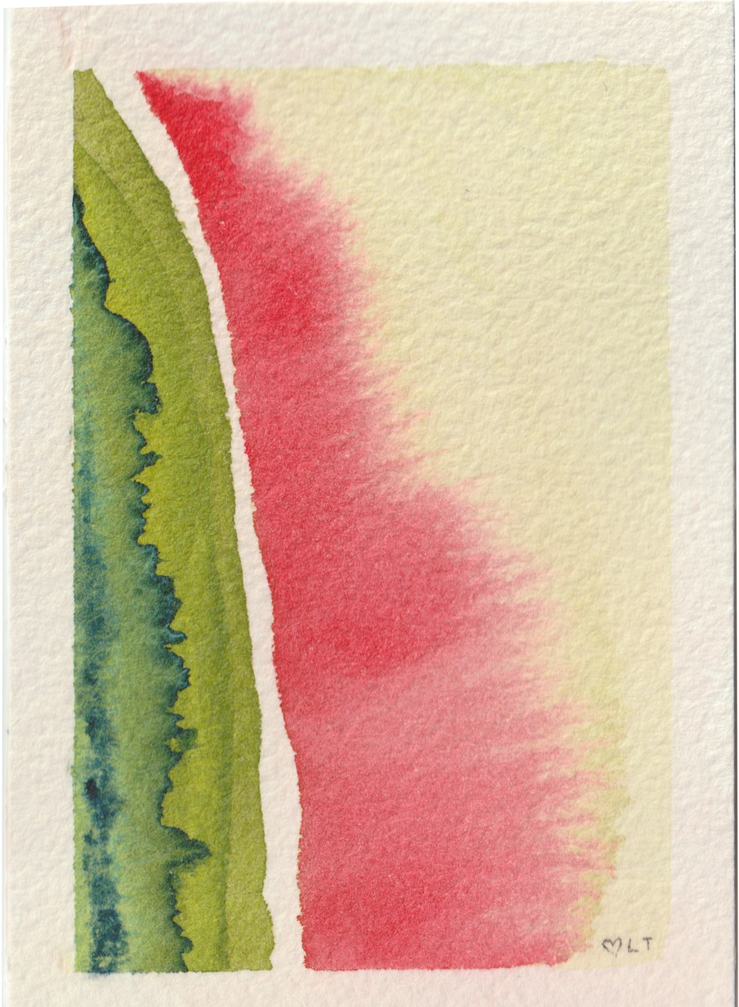 Untitled, original watercolor by Lori Tucker
